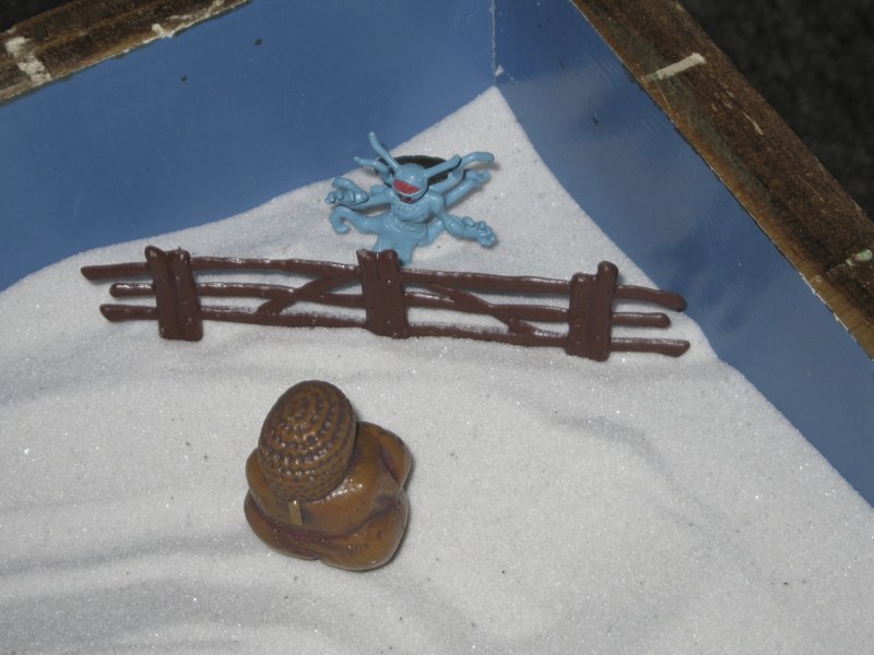 Sandtray therapy example