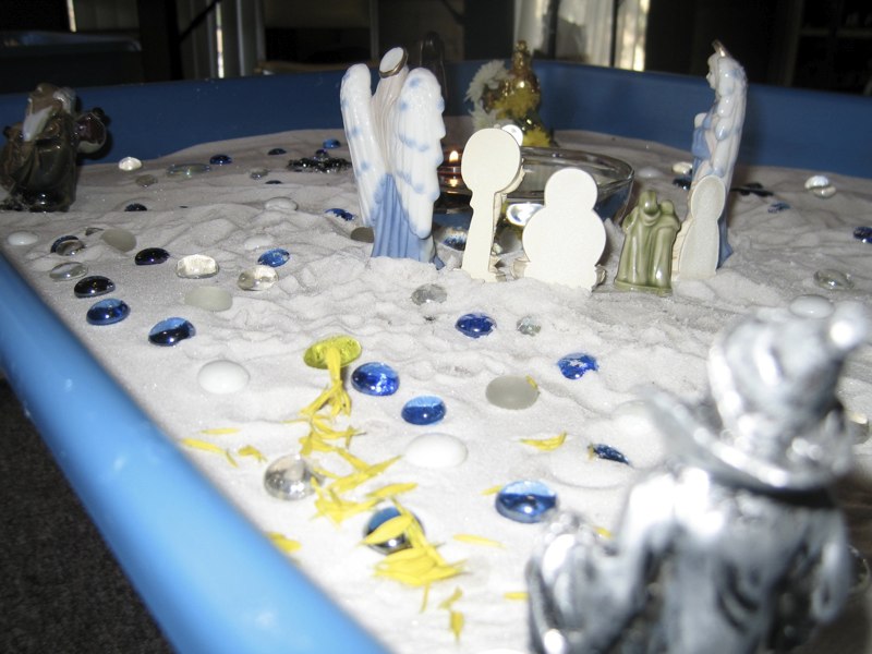 Sandtray therapy example