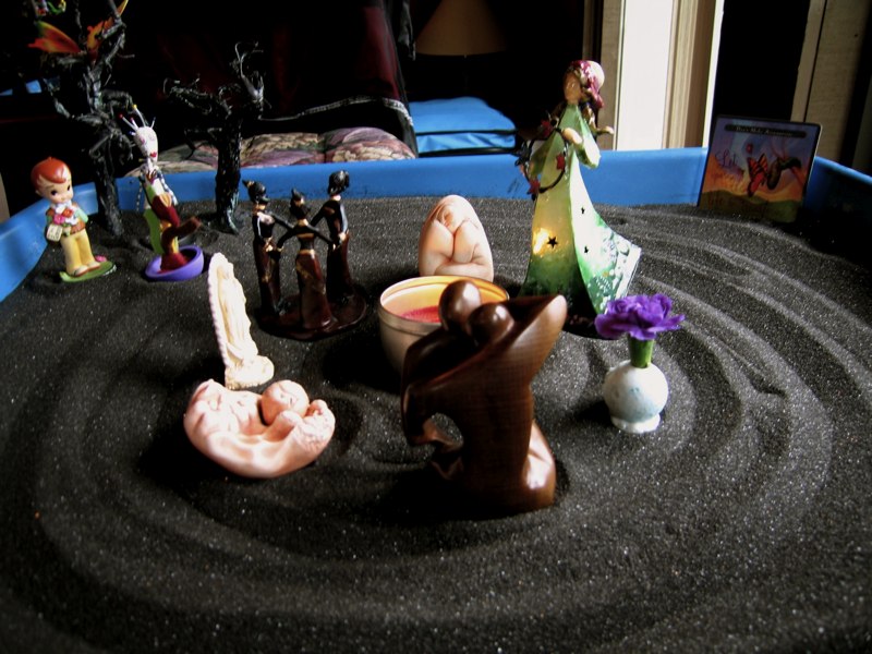 Sandtray therapy example