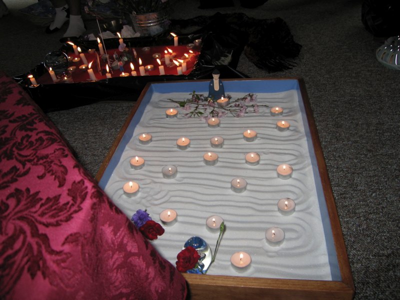 Sandtray therapy example